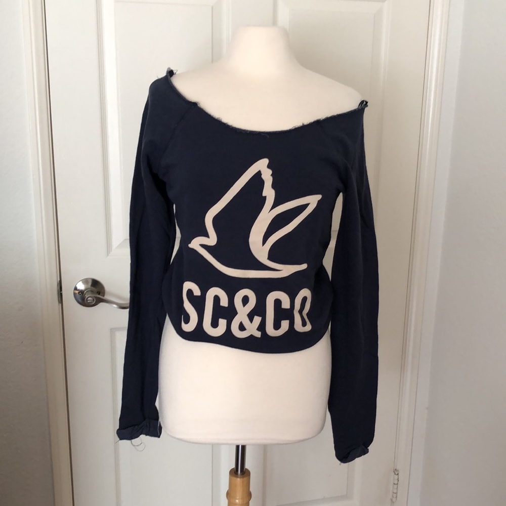 Soulcal &Co blue sweater shirt size 6